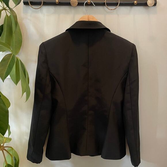 Neiman Marcus Designer Evening Jacket Blazer | Black Tailored, Womens 10, $795 - Picture 4 of 11